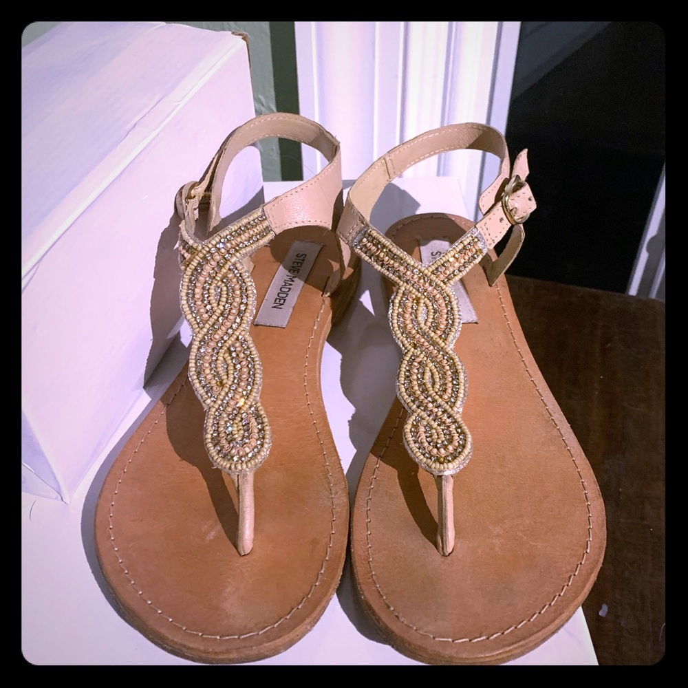 2/$20 Bundle. Steve Madden flat tan sandals